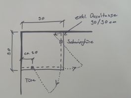 HÜPPE Duschwand Jette Joop Edition, Glasduschwand Neuwertig
