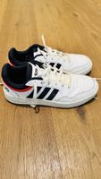 25.5 cms - Sneakers Adidas weiss blau rot gebrauchter Zustan