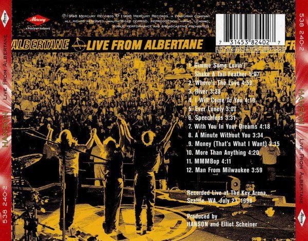 CDs: Hanson – Live From Albertane - a – Gebraucht aus Brittnau von Zibu 1