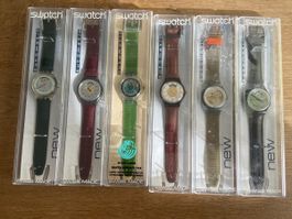 Swatch Automatic Uhren 6 Stück Vintage