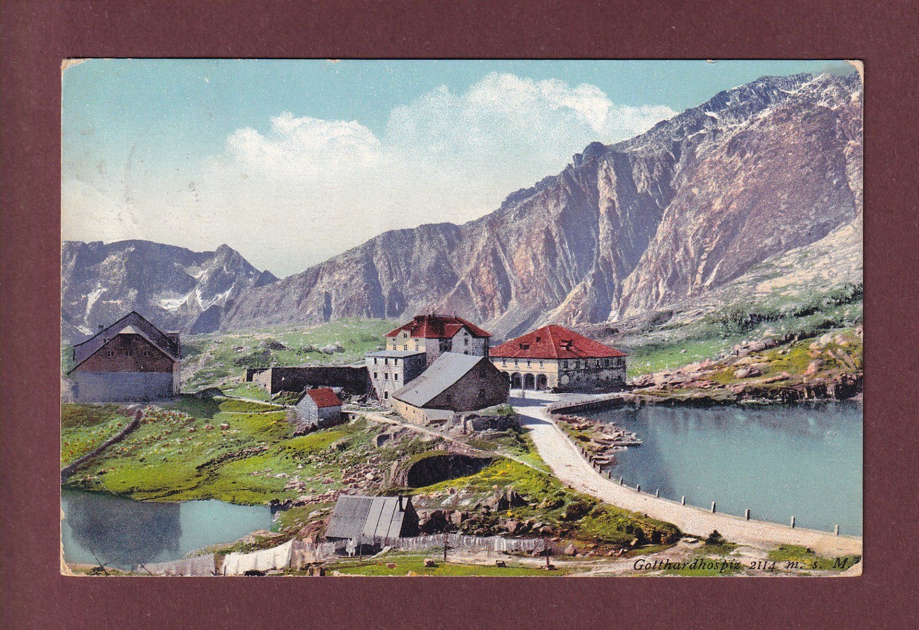 Cartes postales: GOTTHARD-HOSPIZ - 1912 – D'occasion à Pully par nicecards