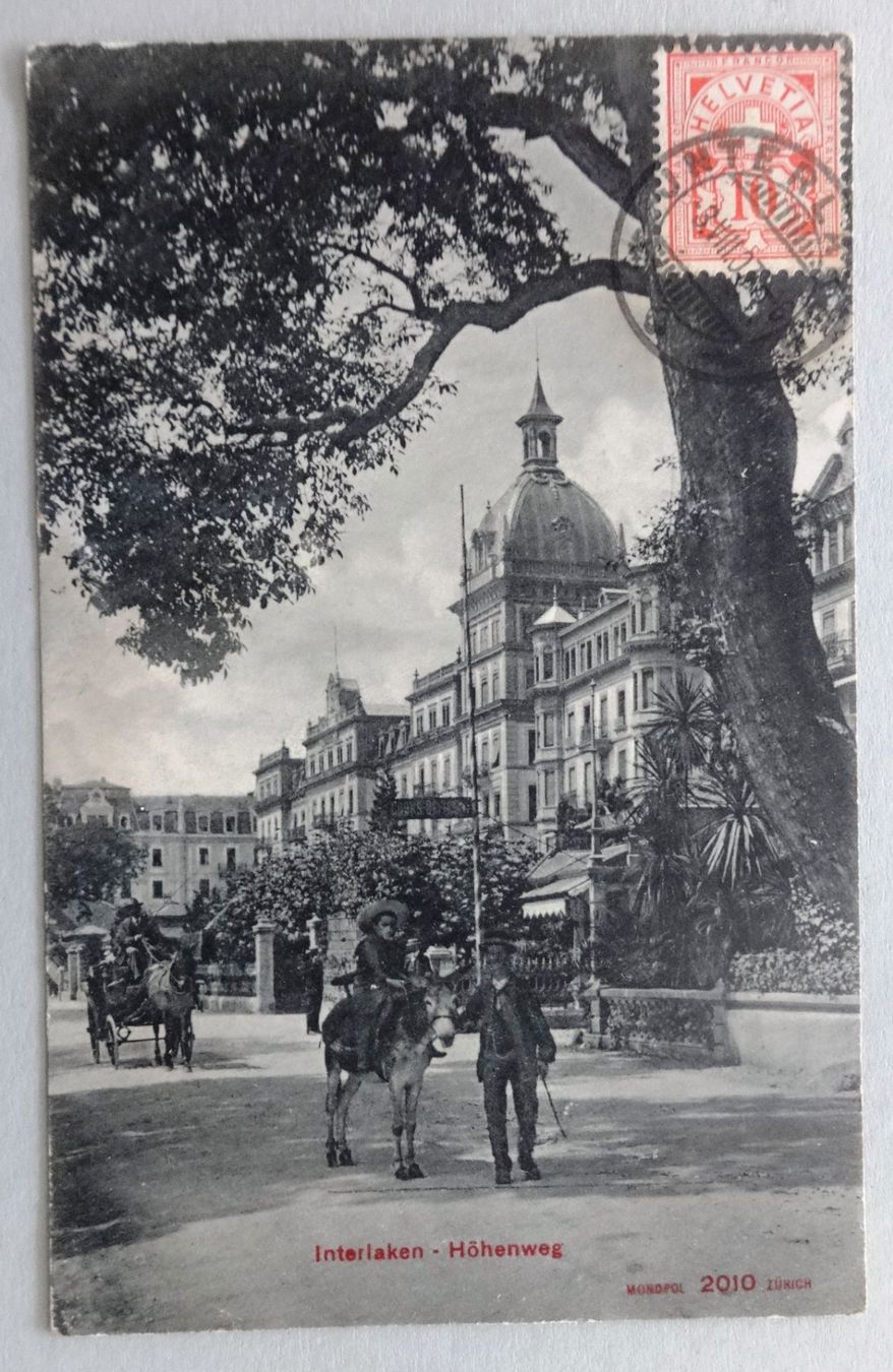 Cartes postales: Interlaken - Höhenweg – Défectueux à Fétigny par Billy2miny