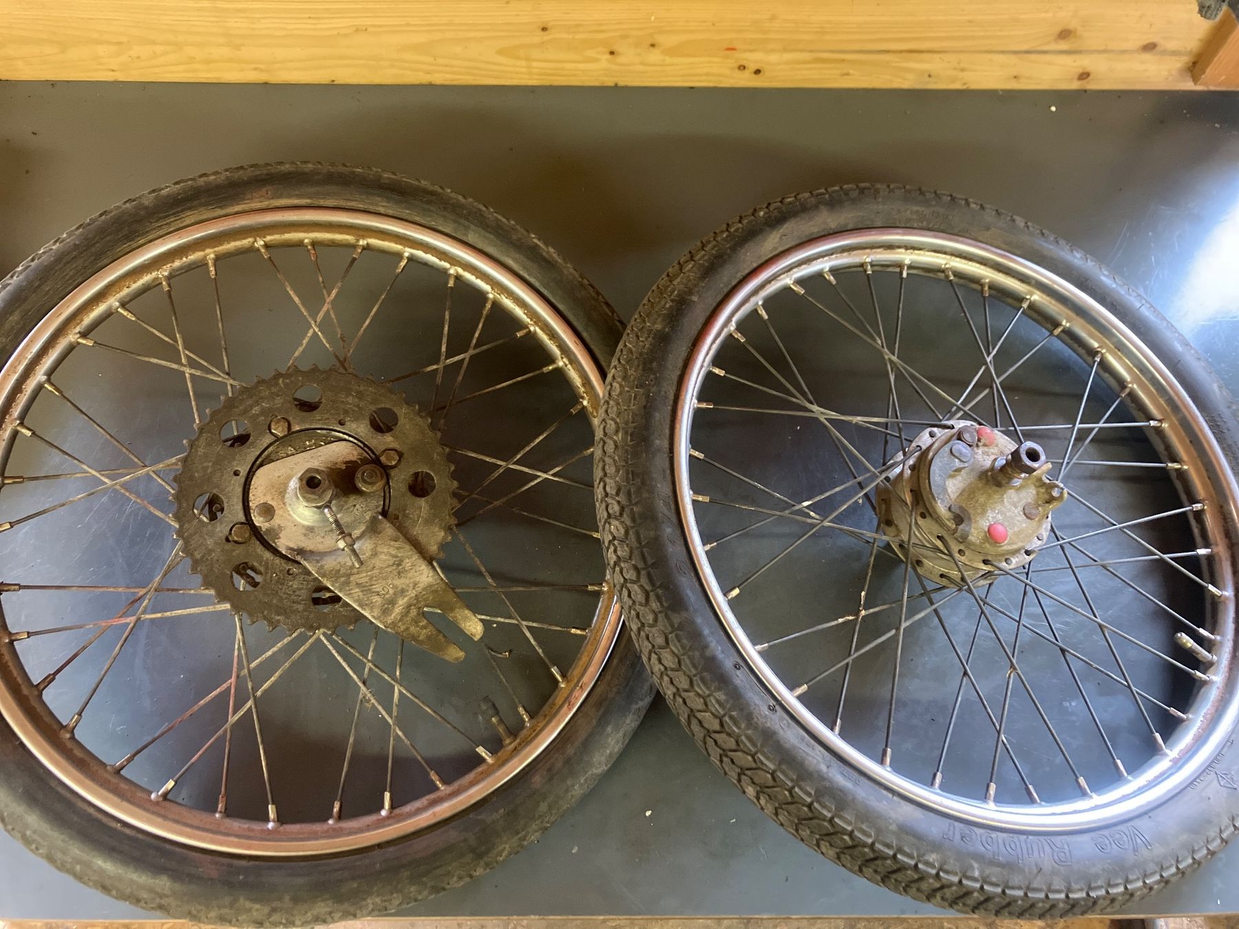 Puch Mofas: Radsatz Puch Sport X30 NL/NS 17" – Gebraucht aus Oberriet SG von olli20