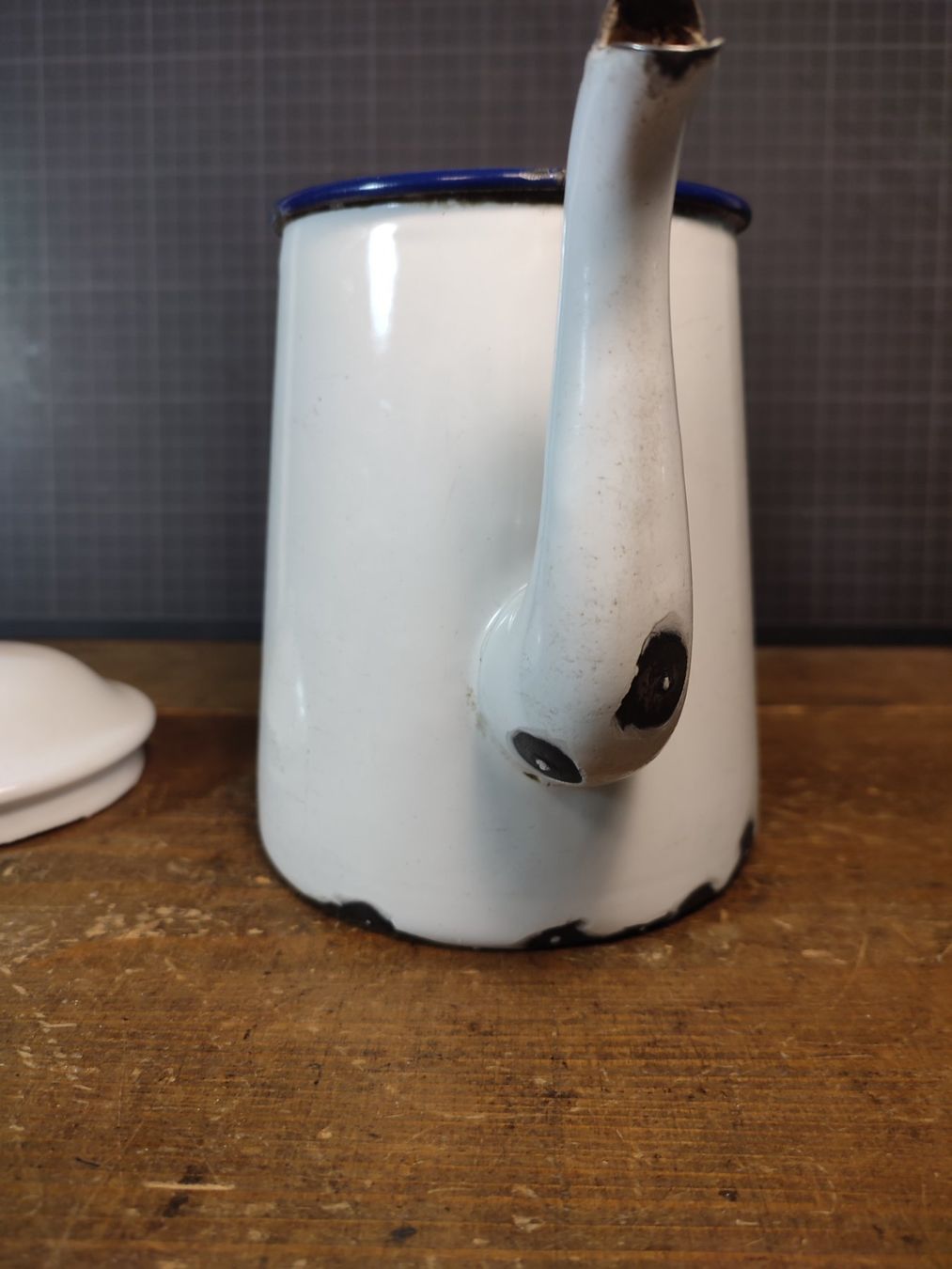 Teiere: Wunderschöne antike Kaffeekanne Nr 2 EMAILIERT – Usato da Gelterkinden venduto da MYSTOREFORYOU4460 7