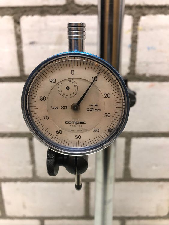 Messuhrhalter 8mm Mit Magnetischer Basis - Halterung Für Digitale Messuhren