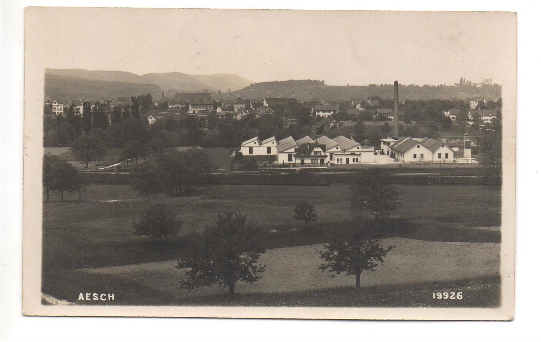 Ansichtskarten: AESCH Fabrik – Gebraucht aus Jona von philajona