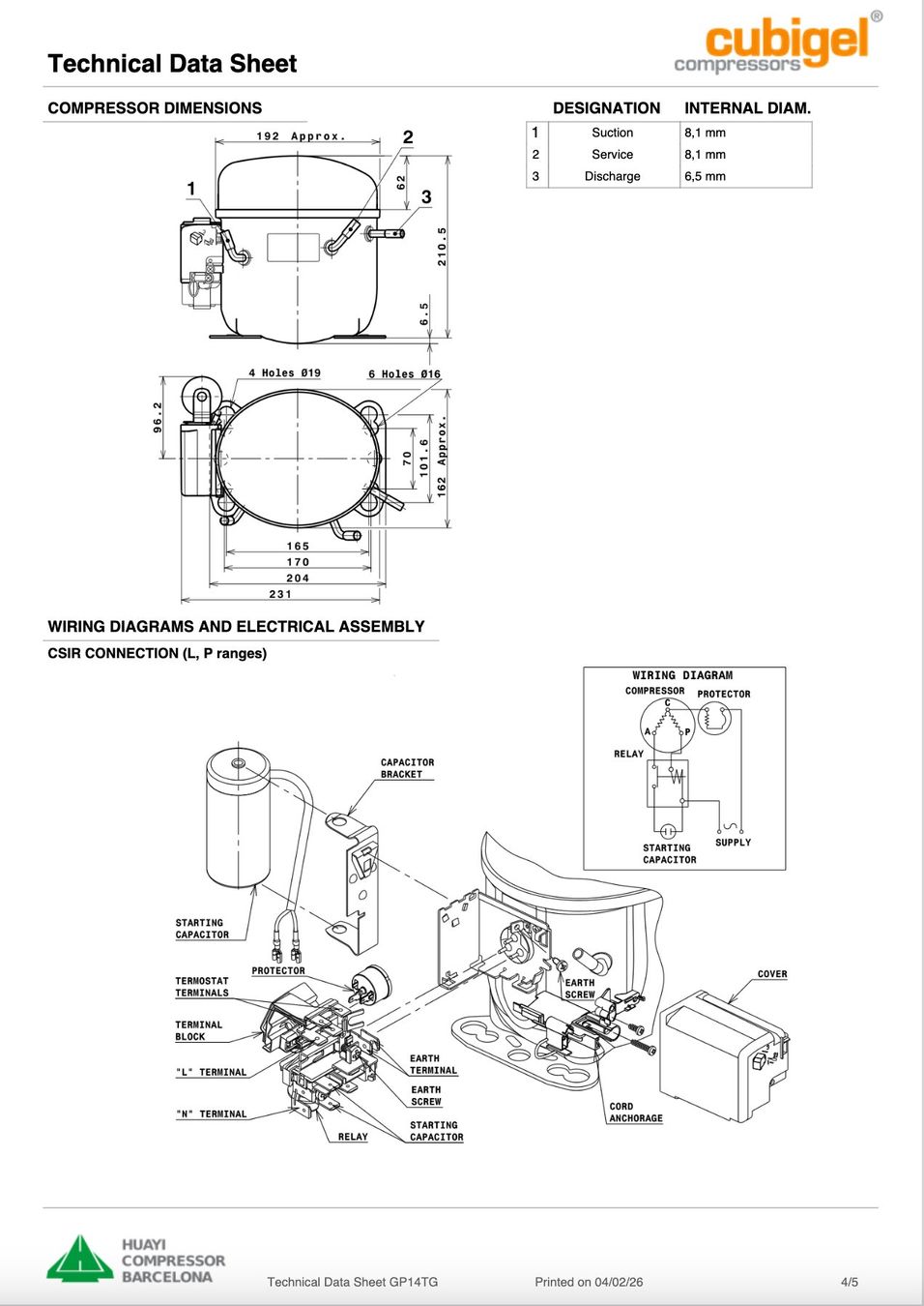 Kompressoren: Kältemittel- Kompressor CUBIGEL GP14TG – Neu (gemäss Beschreibung) aus Däniken SO von _Pharao_ 5