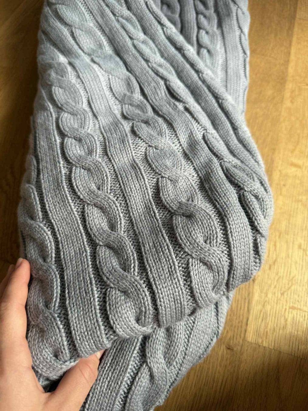 Coperte: für baby  Strickmuster, hellgrau, 150 cm lang – Usato da Riehen venduto da edu_92w7 3