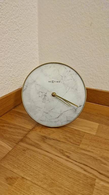 Orologi da terra & Orologi da parete: Nextime Tischuhr Marble – Usato da Aarwangen venduto da RDS-Rado