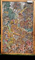 Bali-Bild, handgemalt