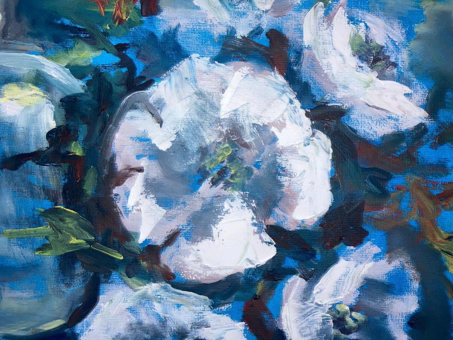 Dipinti: Öl Bild Blumen – Nuovo (secondo la descrizione) da Zuerich venduto da SaTs-43 1