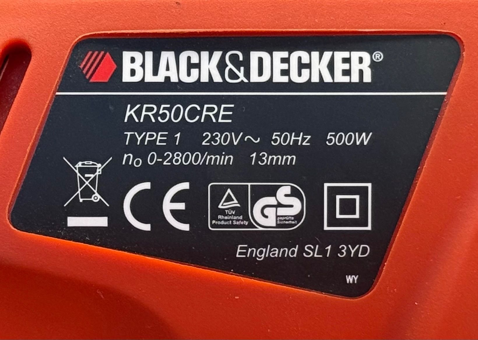 Trapani: Perceuse à percussion Black et Decker KR50CRE – Usato da Denges venduto da peumens 3