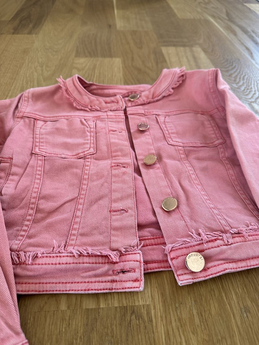 Mayoral Giacche & Cappotti: Mayoral Jeans Jacke gr.128 – Usato da Hochdorf venduto da lefaho 1
