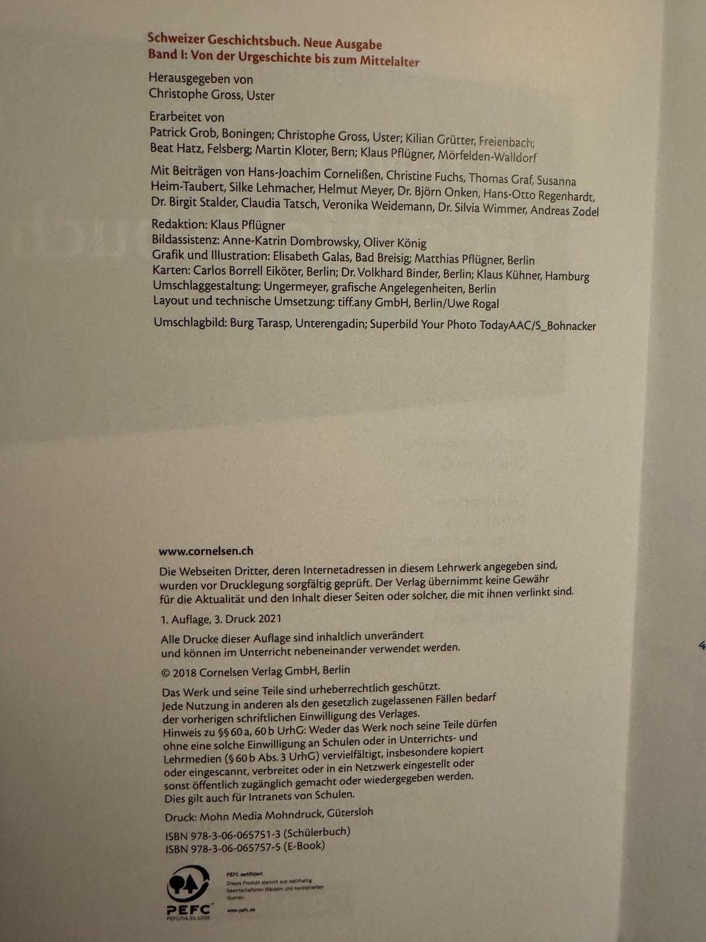 Libri: Schweizer Geschichte Nr. 1 (Buch) – Nuovo (secondo la descrizione) da Zürich venduto da tiniwi 1