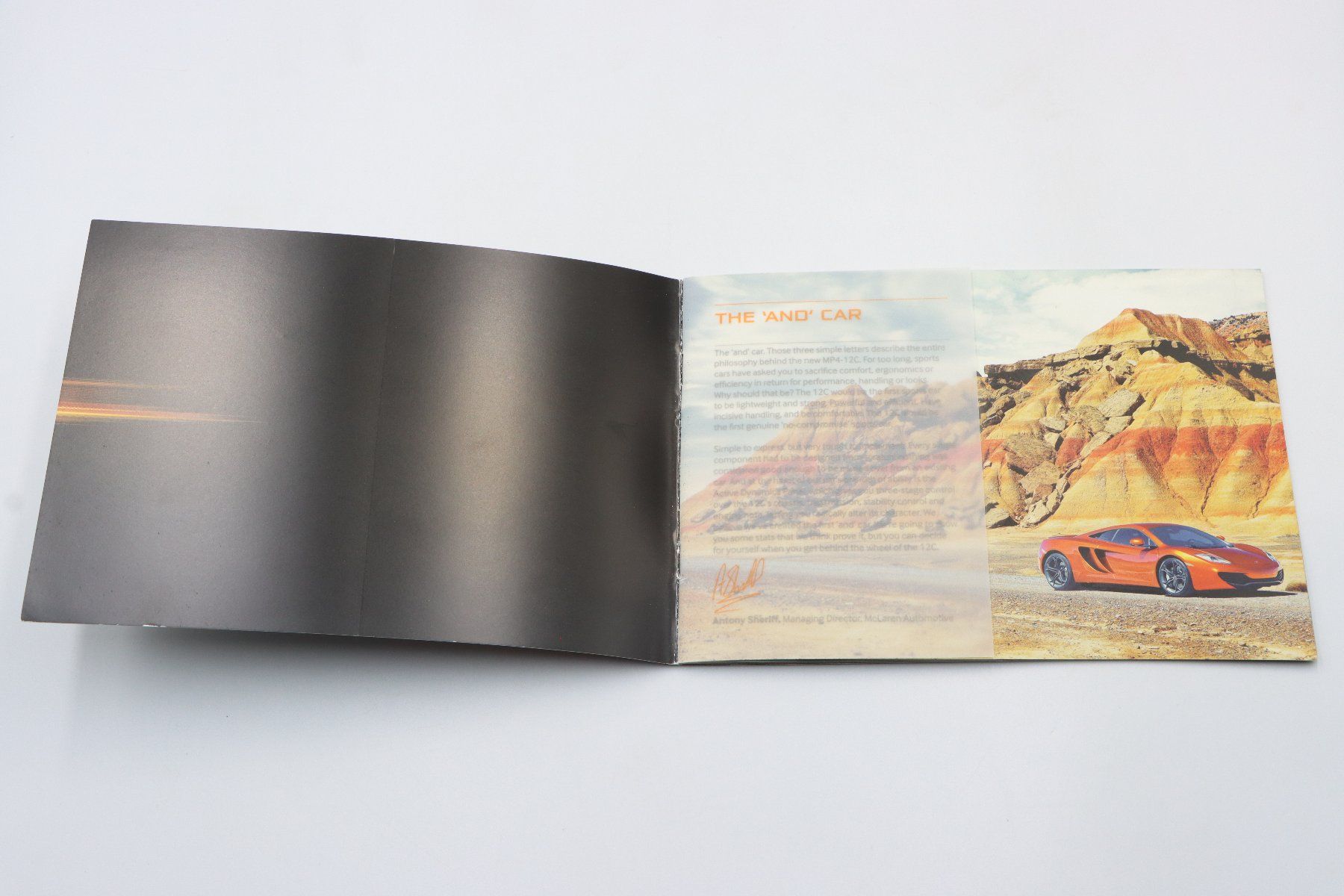 Mclaren Documents: McLaren MP4-12C 2012 Prospekt – D'occasion à Bühl b.Aarberg par Collectorpassions 2