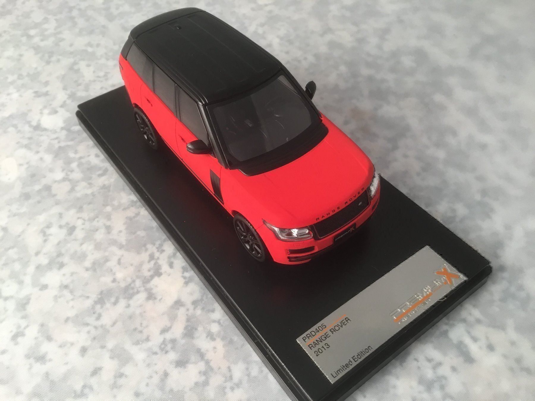 Modellautos: Range Rover, 1:43, rot matt – Neu und originalverpackt aus Erlenbach im Simmental von Model_box 3