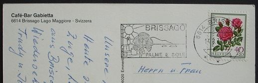 Ansichtskarten: BRISSAGO Café-Bar Gabietta – Gebraucht aus Jona von philajona 1
