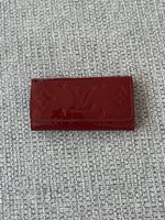 Original Louis Vuitton Schlüssel-Etui Vernis Rot (4 Haken)
