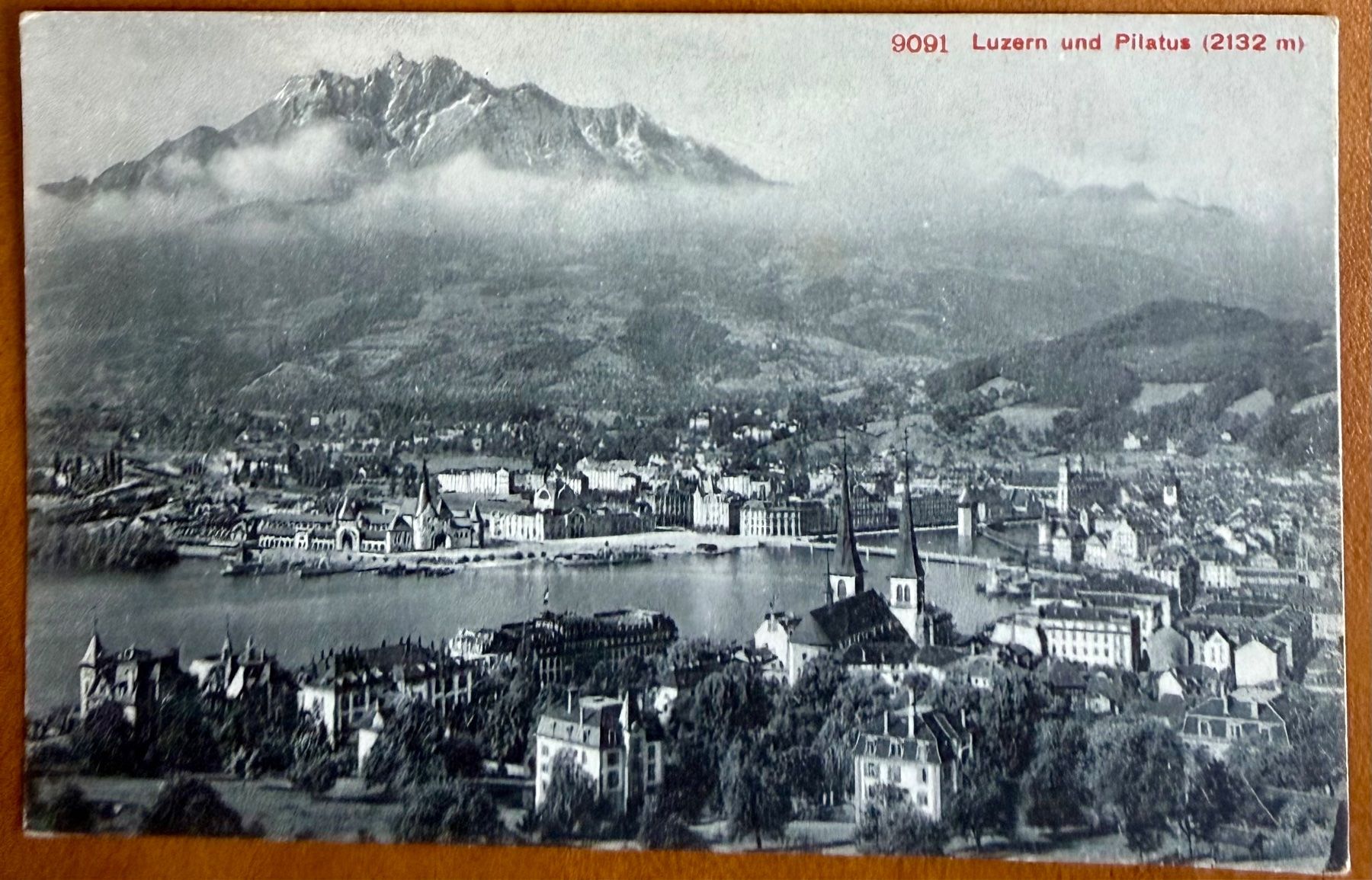 Cartoline postali: AK: Luzern - Panorama – Usato da Lutry venduto da Ediego