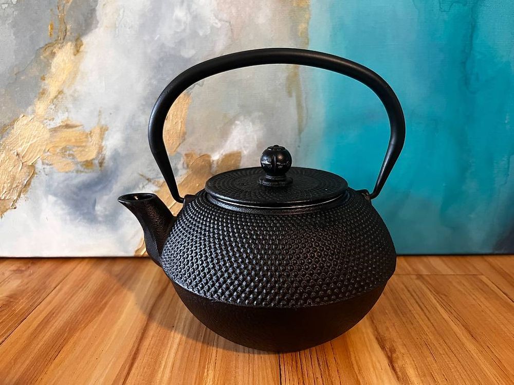 IBILI Teekanne Luxor Black - Porzellan Kanne 540ml