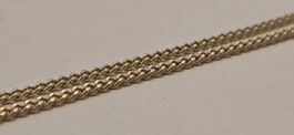 Klassische Panzerkette goldfarben – Filigranes Design