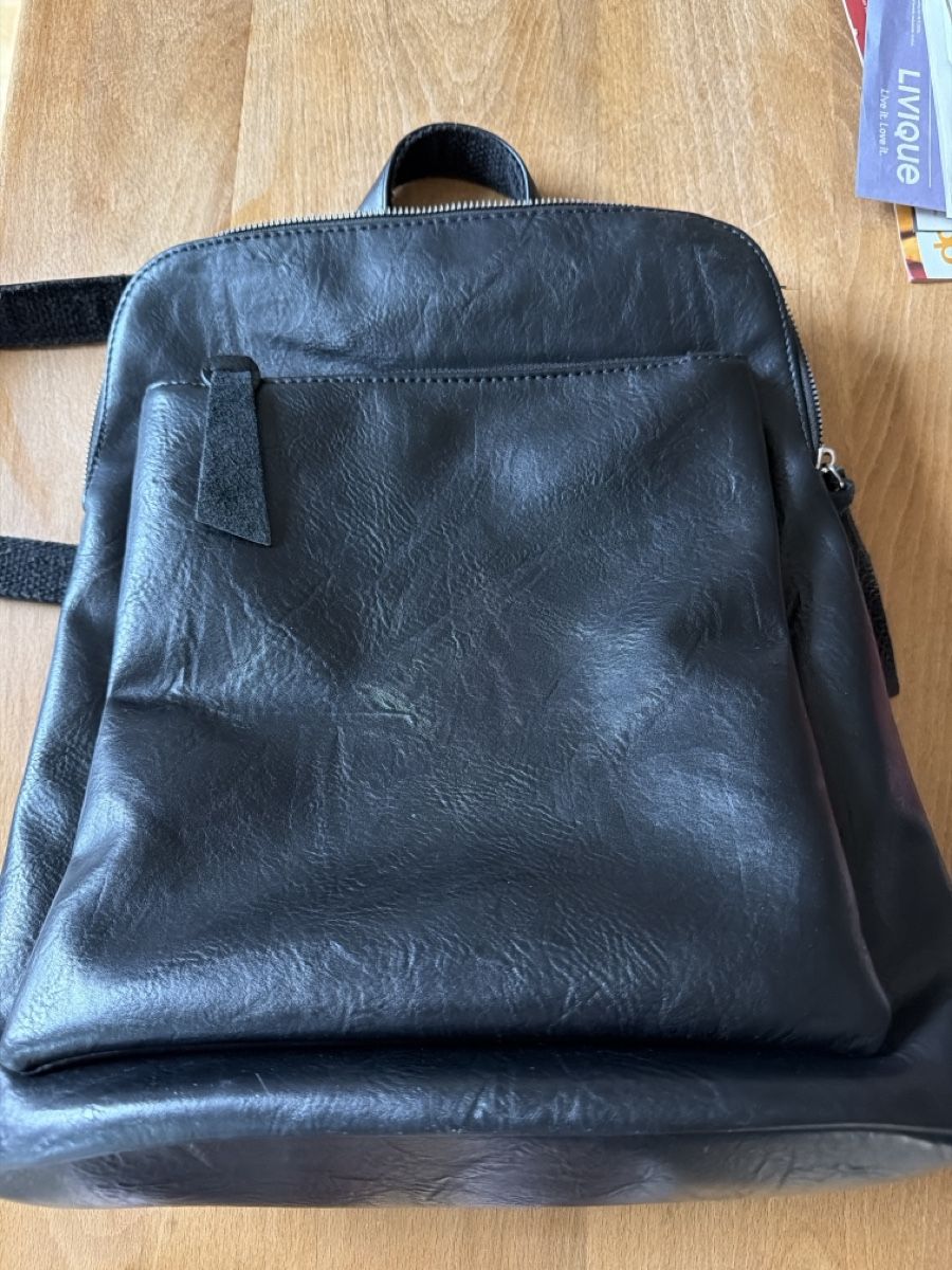 Rucksäcke: Neuer schwarzer Leder Rucksack – Neu (gemäss Beschreibung) aus Birsfelden von Haex 5