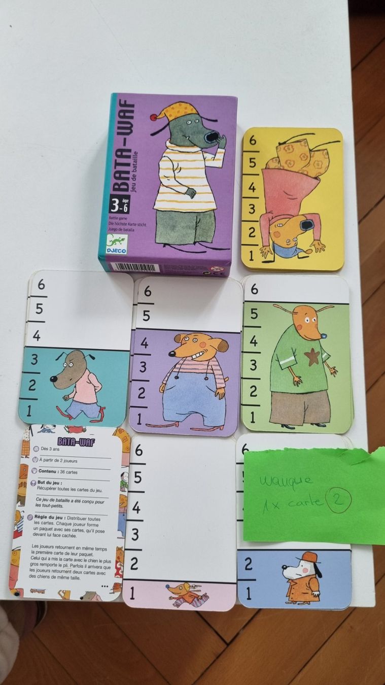 Djeco Giochi: jeu de bataille BATA-WAF de DJECO – Usato da La Chaux-de-Fonds venduto da mikilo1 2