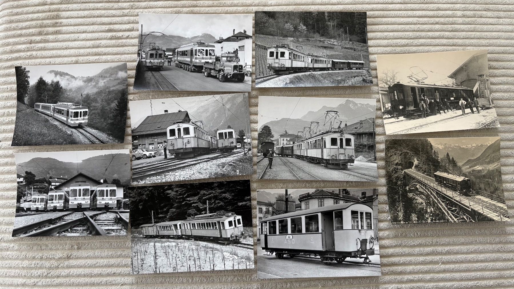 Ansichtskarten: Serie ASD / Aigle - Sépey - Diablerets – Gebraucht aus St-Légier-La Chiésaz von Theo005