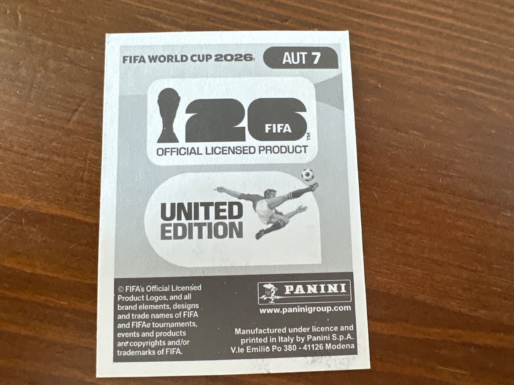 Panini Sammelbilder & Trading cards: Panini AUT 7 FIFA World Cup 2026 – Neu und originalverpackt aus Würenlos von gtvlady_82 1