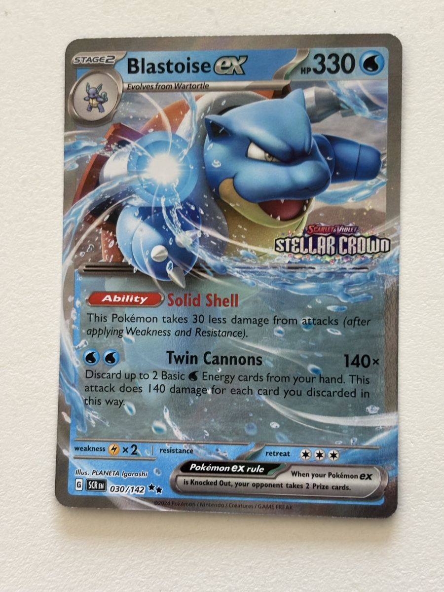 Pokémon Sammelbilder & Trading cards: Carte Pokémon BLASTOISE stamp stellar scr 030 – Neu (gemäss Beschreibung) aus lausanne von helderj