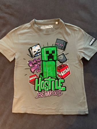 Minecraft T-Shirt und Jäckchen, Gr. 128-134