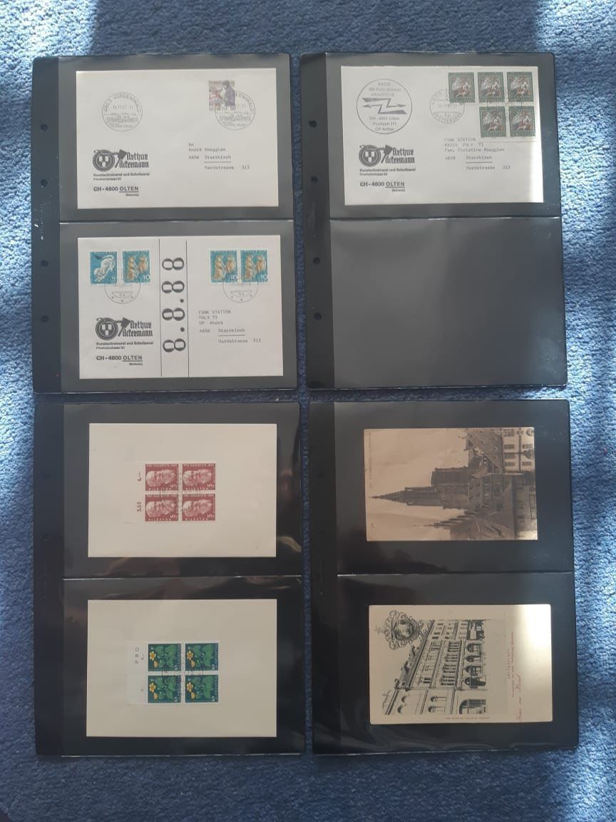 Album: Erstagsbriefe in Ring-Album – Usato da Dulliken venduto da Airliner2 8