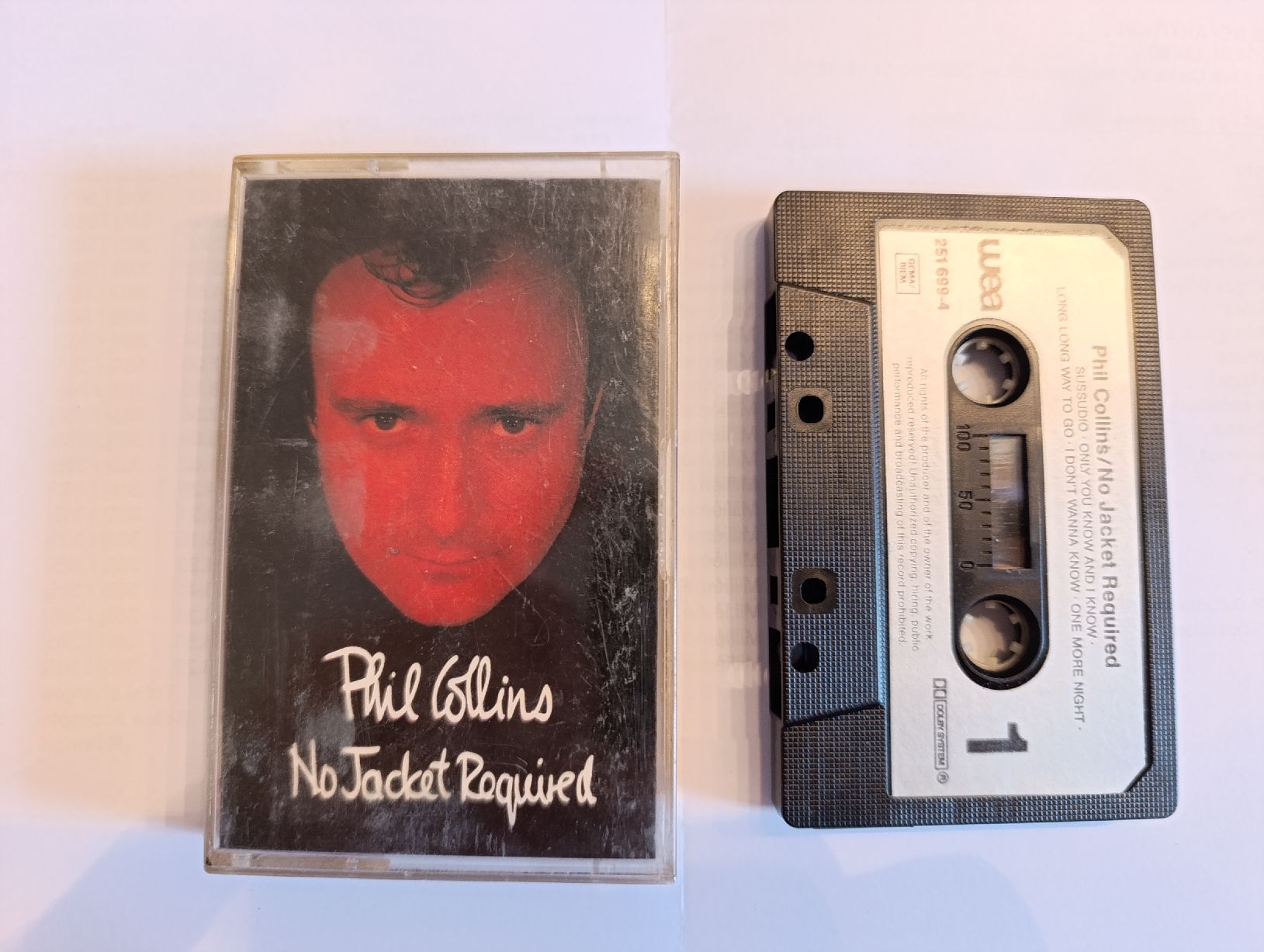 Kompaktkassetten: K7 Audio Phil Collins - No Jacket Require – Gebraucht aus Sierre von Carlostripa