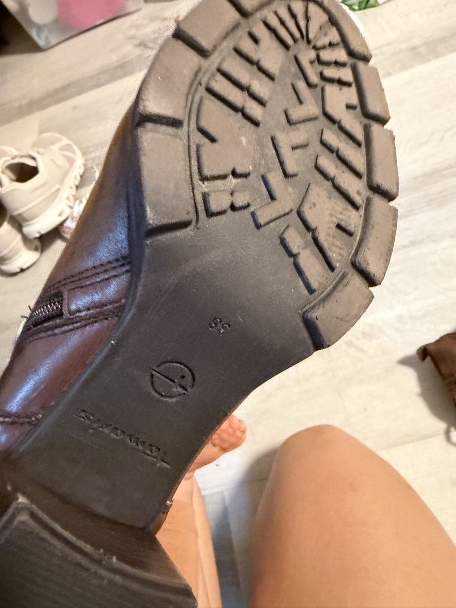 Tamaris Scarpe da donna: Tamaris Lederstiefeletten 38 – Nuovo (secondo la descrizione) da Scheuren venduto da dijamaNt12 2