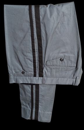 Pantaloni D&G Uomo Tg. 48 Grigio Banda Laterale. 100% cotone
