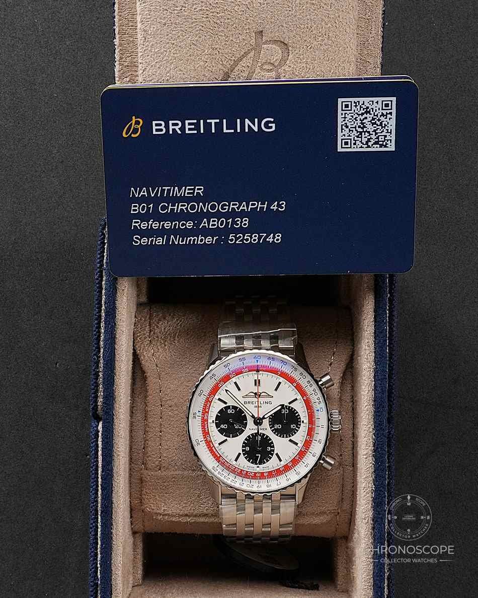 Breitling Uhren: Breitling Navitimer 1 B01 Chronograph 43 Boeing Limited full – Neu und originalverpackt aus Luzern von ChronoScope6004 5