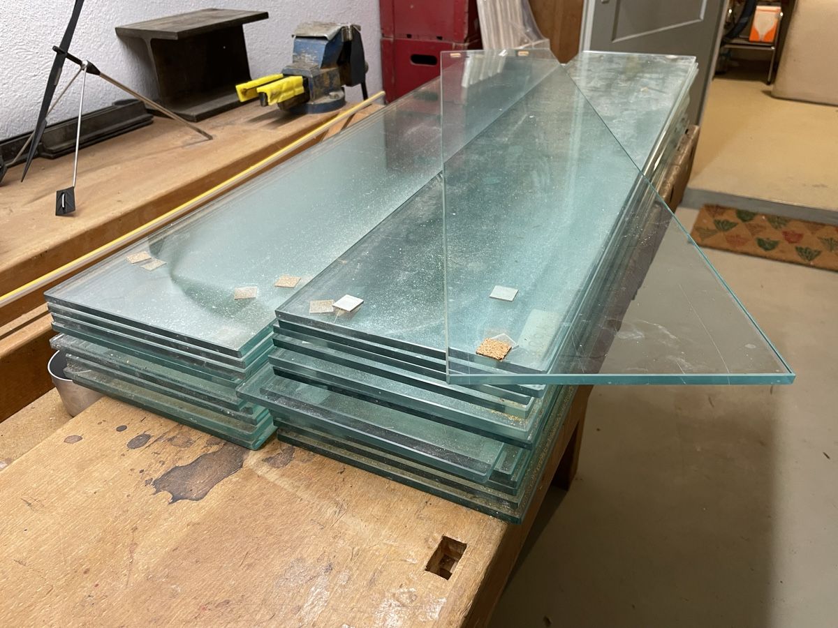 Regale: Glastablare , 97 x 20 cm – Gebraucht aus Schmerikon von tin47