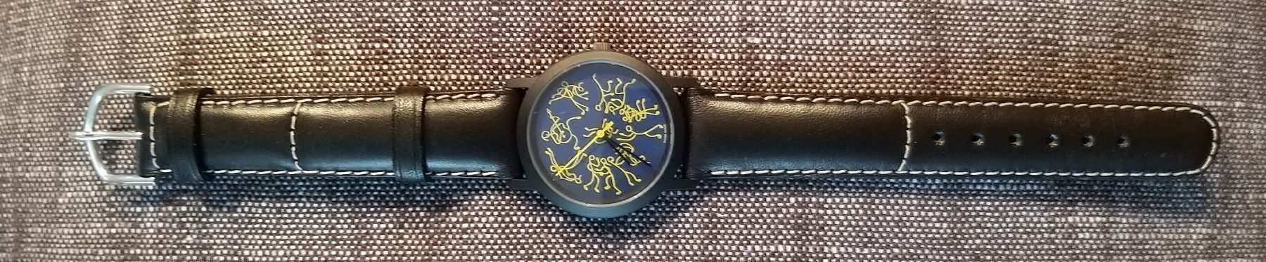 Uhren: Leder-Armbanduhr "Rock'n Roll" – Neu und originalverpackt aus Rotkreuz von CLASAX 1