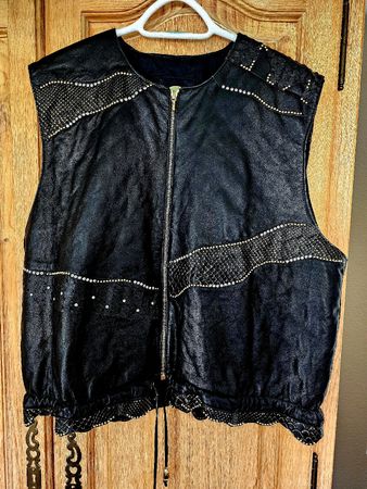 HOCHWERTIGES LEDER GILET / EINZELSTÜCK!