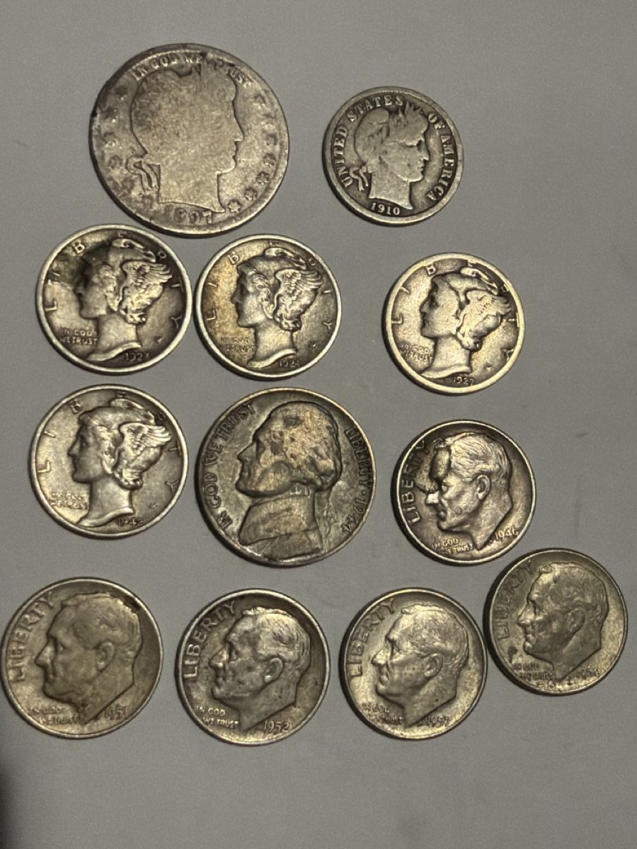 Tutti le monete: One América Dîme lot( Silber ) – Usato da Hittnau venduto da Pat_yl7f