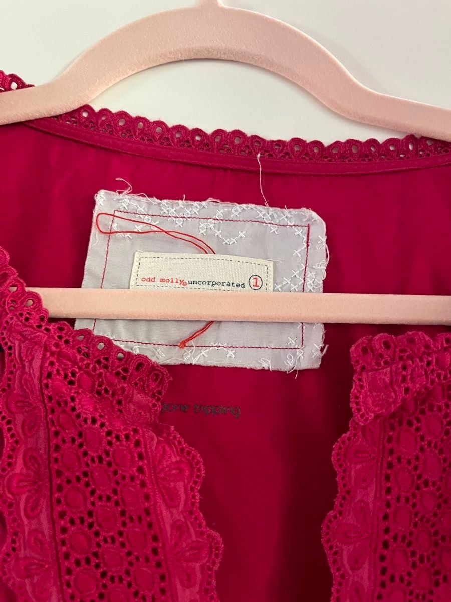 Odd Molly Camicette: Odd Molly Bluse Grösse 1 Stickerei Boho – Usato da Maschwanden venduto da summernight7 1