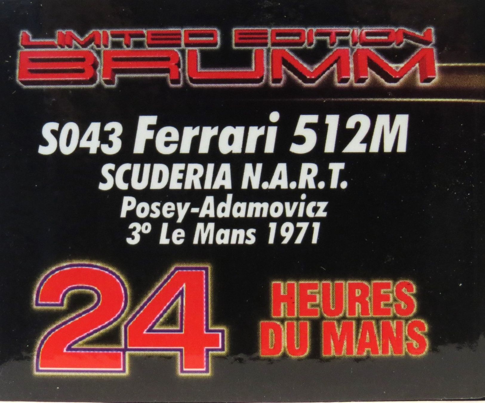 Ferrari Modellini d'auto: 1:43 Ferrari 512M 24 Std. Le Mans 1971 – Nuovo e nell'imballaggio originale da Ettingen venduto da campione_1 3