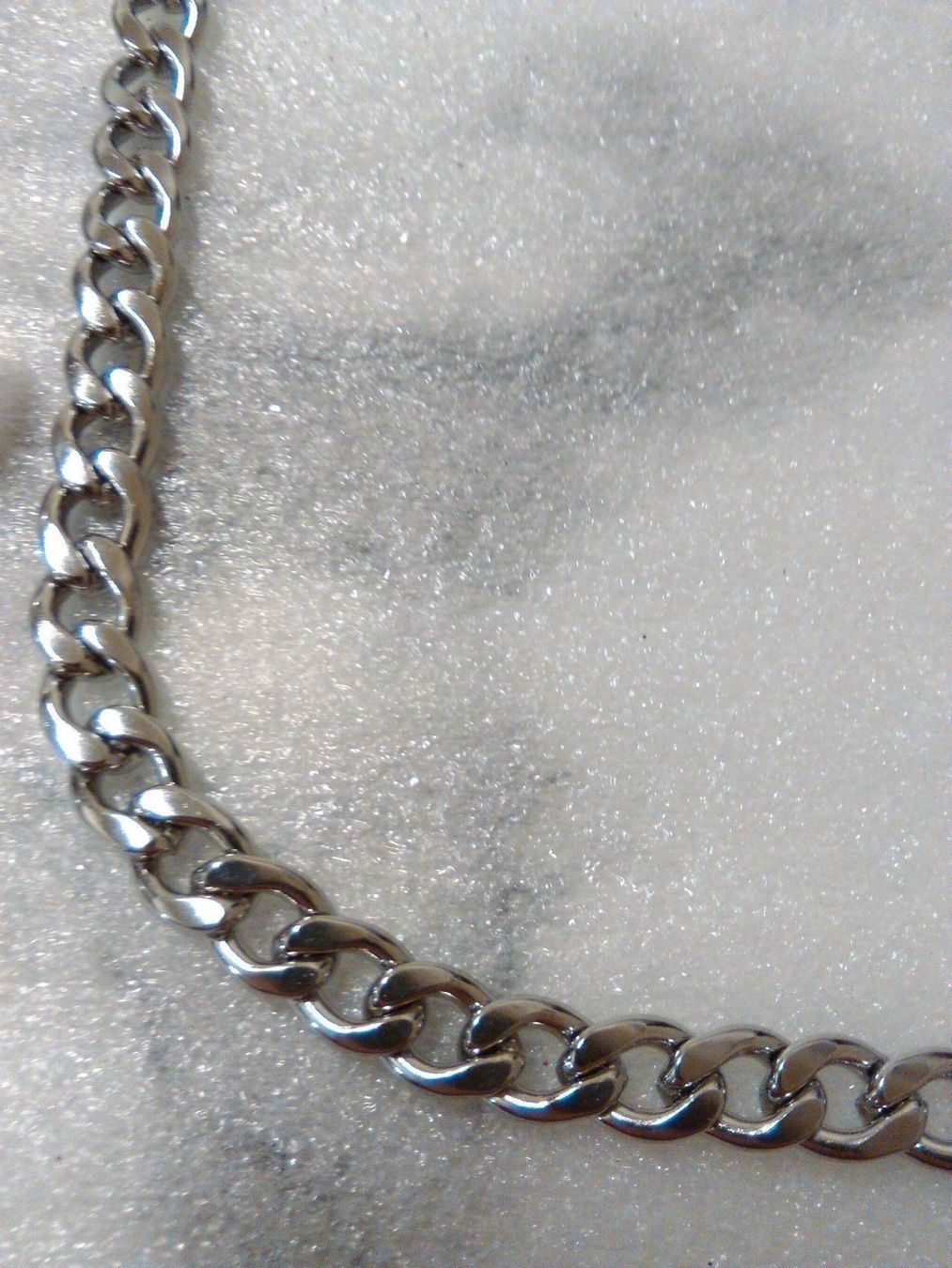 Catenine: edelstahl panzer ketten,silber farbe – Nuovo (secondo la descrizione) da Basel venduto da bijoutrie_4 4
