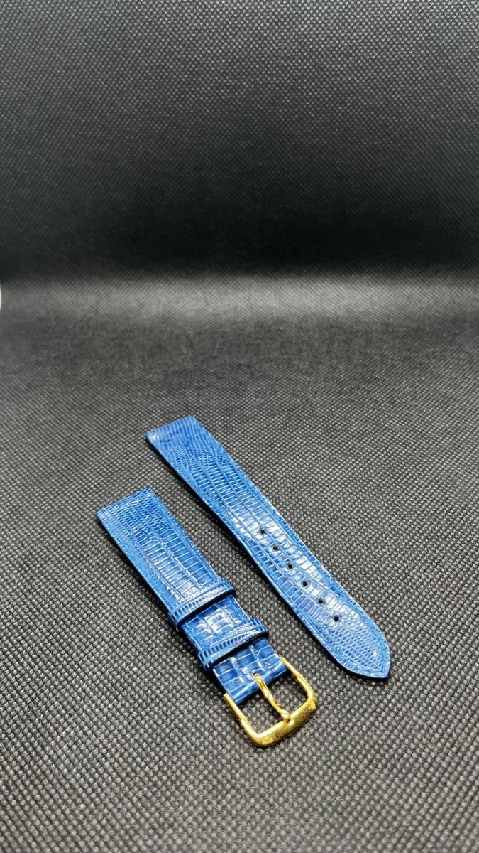 Bracciali & Braccialetti: Cinturino in pelle blu – Nuovo (secondo la descrizione) da Pregassona venduto da TheWatchClub