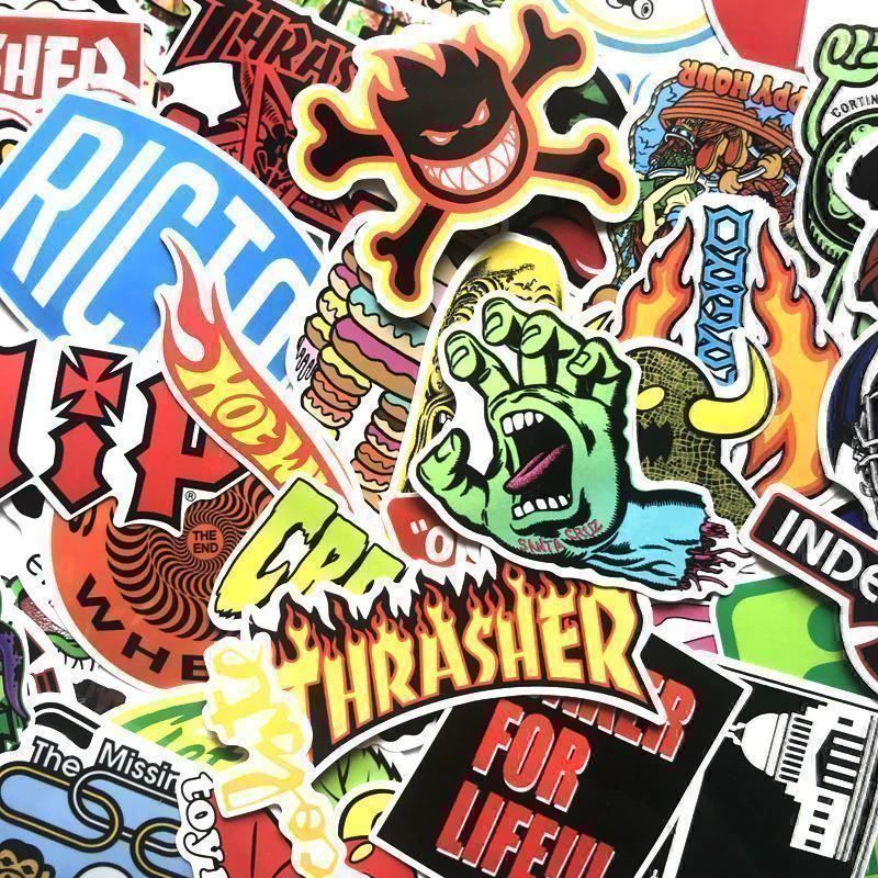 Sticker: 100 STICKER - AUFKLEBER - WASSERFEST – Nuovo e nell'imballaggio originale da Kriens venduto da swissgadget 1