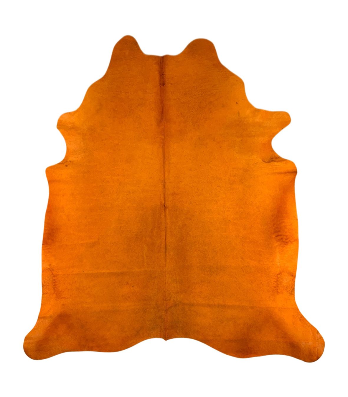 Tappeti: echtes Kuhfell Teppich orange – Nuovo e nell'imballaggio originale da Arbedo venduto da patagonialeatherrugs