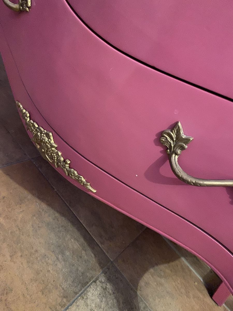 Cassettiere: Barock-Kommode im Louis XV Stil / PINK – Nuovo (secondo la descrizione) da Wolfwil venduto da ISAsShop 5