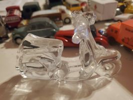 Vespa aus Glas sehr selten 7 cm nos
