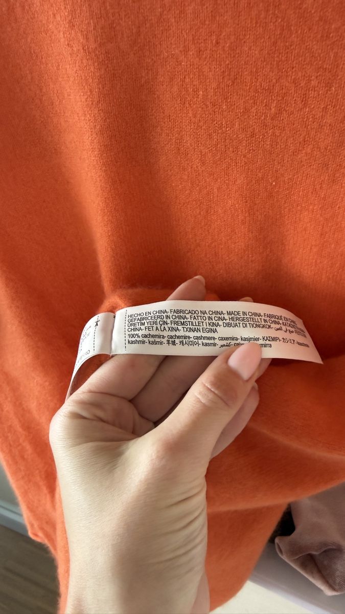 Massimo Dutti Pullover & Sweatshirts: Massimo Dutti 100% Cashmere Sweater, Size S, Orange – Gebraucht aus zug von Inaar 3