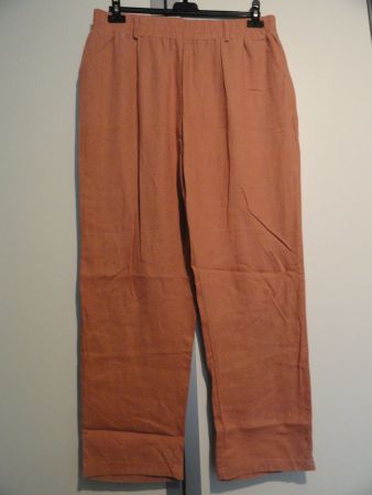100% LEINEN HOSE GR. XL ***